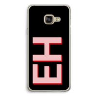 Monogram: Samsung Galaxy A3 (2016) Transparant Hoesje