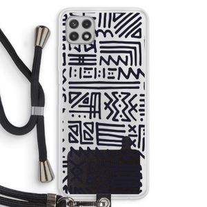 Marrakech print: Samsung Galaxy A22 4G Transparant Hoesje met koord