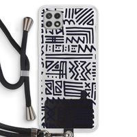 Marrakech print: Samsung Galaxy A22 4G Transparant Hoesje met koord