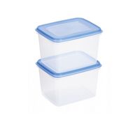 Sunware CLUB CUISINE DIEPVRIESDOOS 1,9L SET À 2 TRANSP./TRANSP-BLAUW