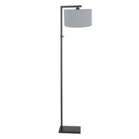 Steinhauer VloerlampStang zwart met kap lichtblauw - 3947ZW