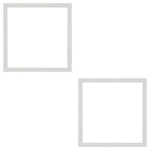 LED Paneel Slim 2 Pack - 30x30 Helder/Koud Wit 6400K - 24W Inbouw Vierkant - Mat Wit - Flikkervrij