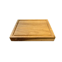 BASIC CULINAIR - Keukenhulpen - Snijplank Teakhout 30x25cm