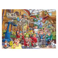 Jumbo Wasgij mystery 24 legpuzzel - paniek in het museum!, 10000st.