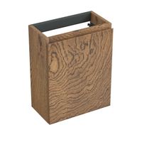 Fonteinkast Forzalaqua Siena 39.5x21.5x50 cm 1 Deur Links Eiken Castle Brown Forzalaqua