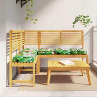 VidaXL Kussen bloemen 6 pcs multikleur 40 x 40 x 8 cm oxford stof