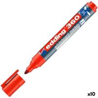 Whiteboard-marker Edding 360 Herlaadbaar Rood (10 Stuks) Whiteboard-marker Edding 360 Herlaadbaar Rood (10 Stuks)