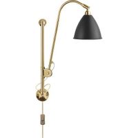 Gubi Bestlite BL5 16 Wandlamp - Messing & Mat zwart - thumbnail