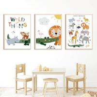 Poster - Bos Wilde Dieren / Set van 3