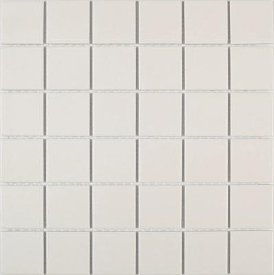 Mozaïek tegels Dover Wit 5x5 Anti-slip 30,6x30,6 - Vierkant Wand en vloer Ongeglazuurd porseleinen steengoed