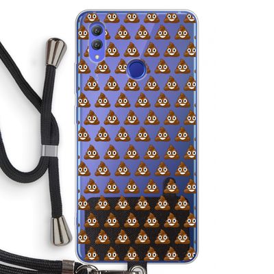 Poop emoji: Honor Note 10 Transparant Hoesje met koord