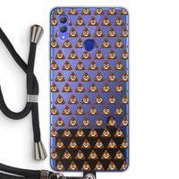 Poop emoji: Honor Note 10 Transparant Hoesje met koord