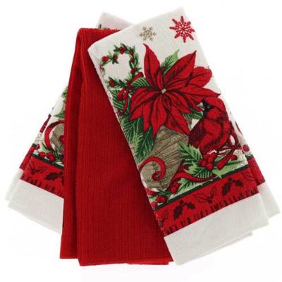 Handdoekset jilly l38b63 cm bloem - Unique living