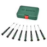 Bosch 8-delige schroevendraaierset (voor doe-het-zelf/modelbouw/knutselen, precisie- en magnetische bits PH/TX/HEX/Sleuf)