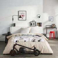 Beddengoedset - TODAY - JAVA - 2 personen - 240x220 cm - Katoen - Manga print - Beige