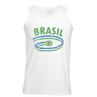 Brasil tanktop voor heren met vlaggen print 2XL  - - thumbnail