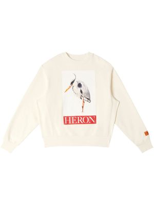 Heron Preston Sweater met paisley-print - Wit Heron Preston Sweater met paisley-print - Wit