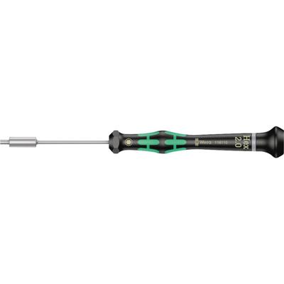 Elektronica en fijnmechanica Dopschroevendraaier Wera 2069 Sleutelbreedte (metrisch): 2 mm