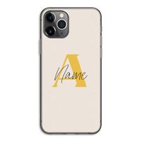 Amber Script: iPhone 11 Pro Transparant Hoesje