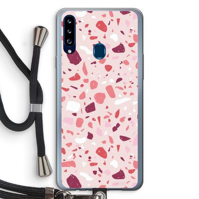 Terrazzo N°15: Samsung Galaxy A20s Transparant Hoesje met koord