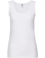 Fruit Of The Loom F262 Ladies´ Valueweight Vest - White - L - thumbnail