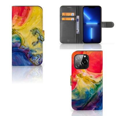 Hoesje iPhone 13 Pro Watercolor Dark Hoesje iPhone 13 Pro Watercolor Dark