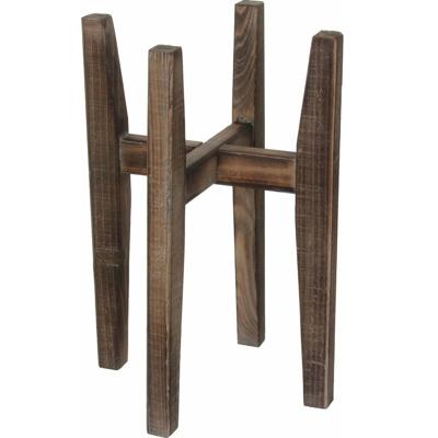 Plantenstandaard - H48 x B28 cm - hout - plantenverhoger - bloempot verhoger