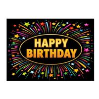 Verjaardag wenskaart Happy Birthday