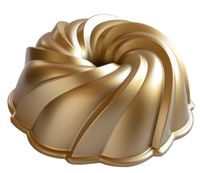 Nordic Ware Tulband Bakvorm Swirl Bundt Goud ø 24 cm / 2.4 liter