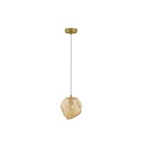 Lyora HanglampOdelle goud met amber glas - 9009253