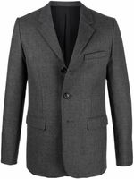 AMI Paris blazer en laine à simple boutonnage - Gris