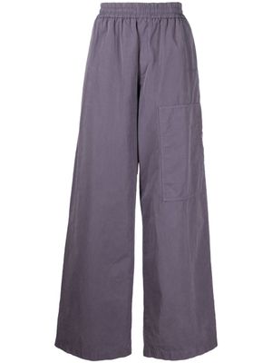Off-White pantalon à coupe ample - Violet