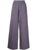 Off-White pantalon à coupe ample - Violet - thumbnail