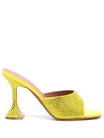 Amina Muaddi mules Lupita à ornements en cristaux - Jaune