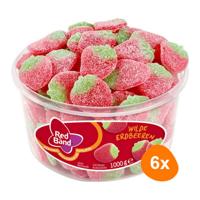 Red Band - Wilde Aardbeien - 6x 100 stuks