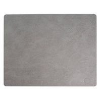 LIND DNA - Dinner Mat Square - Placemat 35x45cm Hippo Anthracite-G