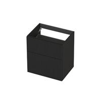 INK - Onderkast 2L A-sym Gelakt Gefr. Front - 600x450x650 Mm - Mat Zwart