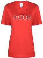 Patou t-shirt en coton biologique à logo imprimé - Rouge - thumbnail