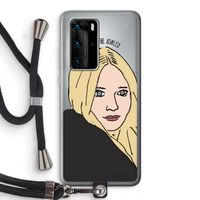 Ashley: Huawei P40 Pro Transparant Hoesje met koord