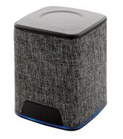 XD Collection speaker Light Up bluetooth 14 cm ABS grijs 2 delig - thumbnail