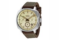 Horlogeband Fossil CH2994 Leder Bruin 22mm