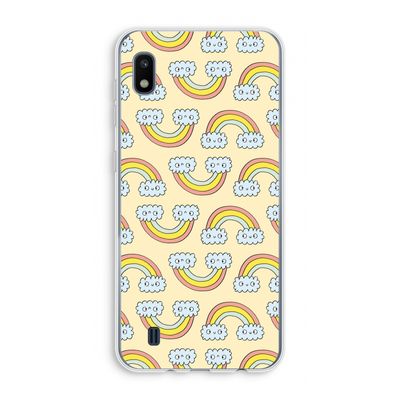 Regenboog: Samsung Galaxy A10 Transparant Hoesje