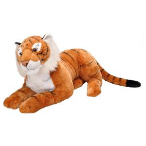 Wild Republic pluche grote tijger knuffel - 76 cm - Dieren knuffels