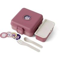 Kinderbrooddoos - MONBENTO - Inclusief bestek - BPA-vrij - Snacky Rose Blush