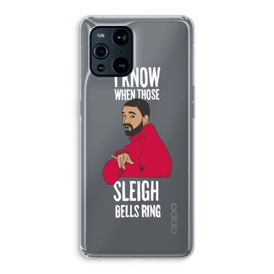 Sleigh Bells Ring: Oppo Find X3 Transparant Hoesje