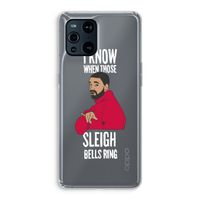 Sleigh Bells Ring: Oppo Find X3 Transparant Hoesje Sleigh Bells Ring: Oppo Find X3 Transparant Hoesje