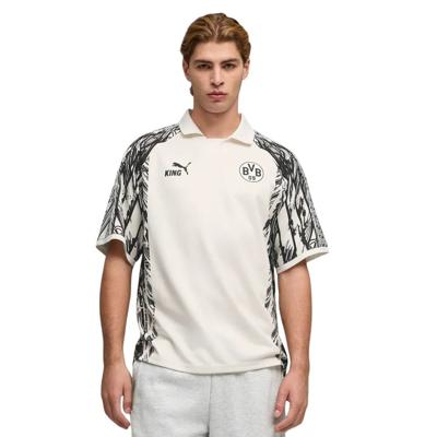 PUMA Borussia Dortmund KING T-Shirt 2025-2026 Wit Zwart