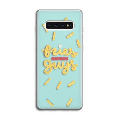 Always fries: Samsung Galaxy S10 4G Transparant Hoesje