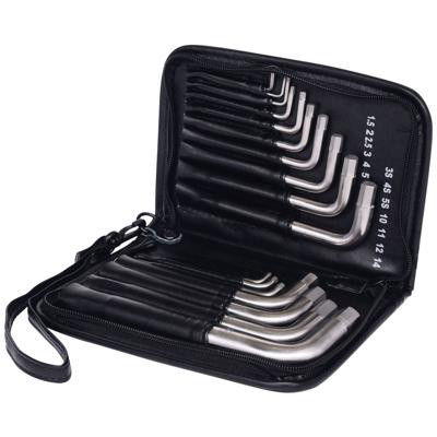 KS Tools 965.2004 Inbus Haakse schroevendraaierset 1.5 mm, 2 mm, 3 mm, 4 mm, 5 mm, 6 mm, 7 mm, 8 mm, 9 mm, 10 mm, 11 mm, 12 mm, 14 mm 17-delig