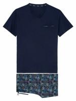 HOM - Short Sleepwear - Maldives - navy, Maat:L